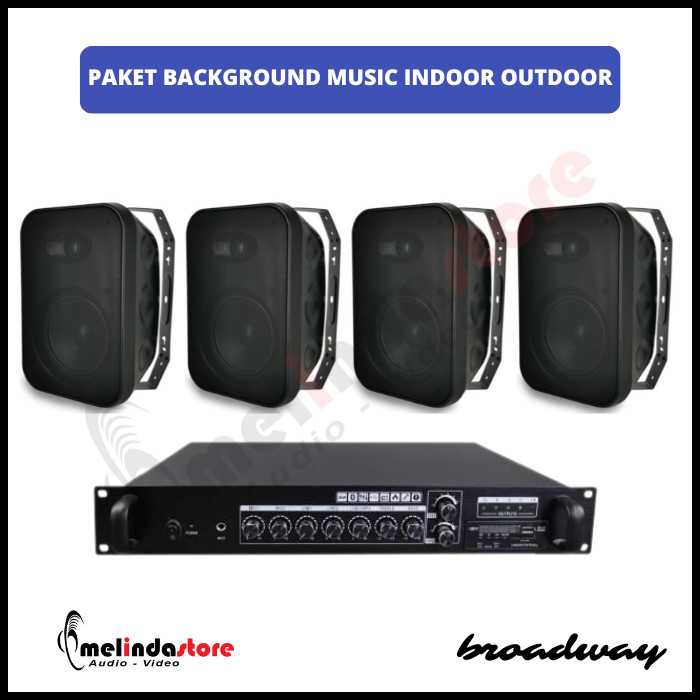 Paket Background Music Outdoor Tahan Air Broadway B